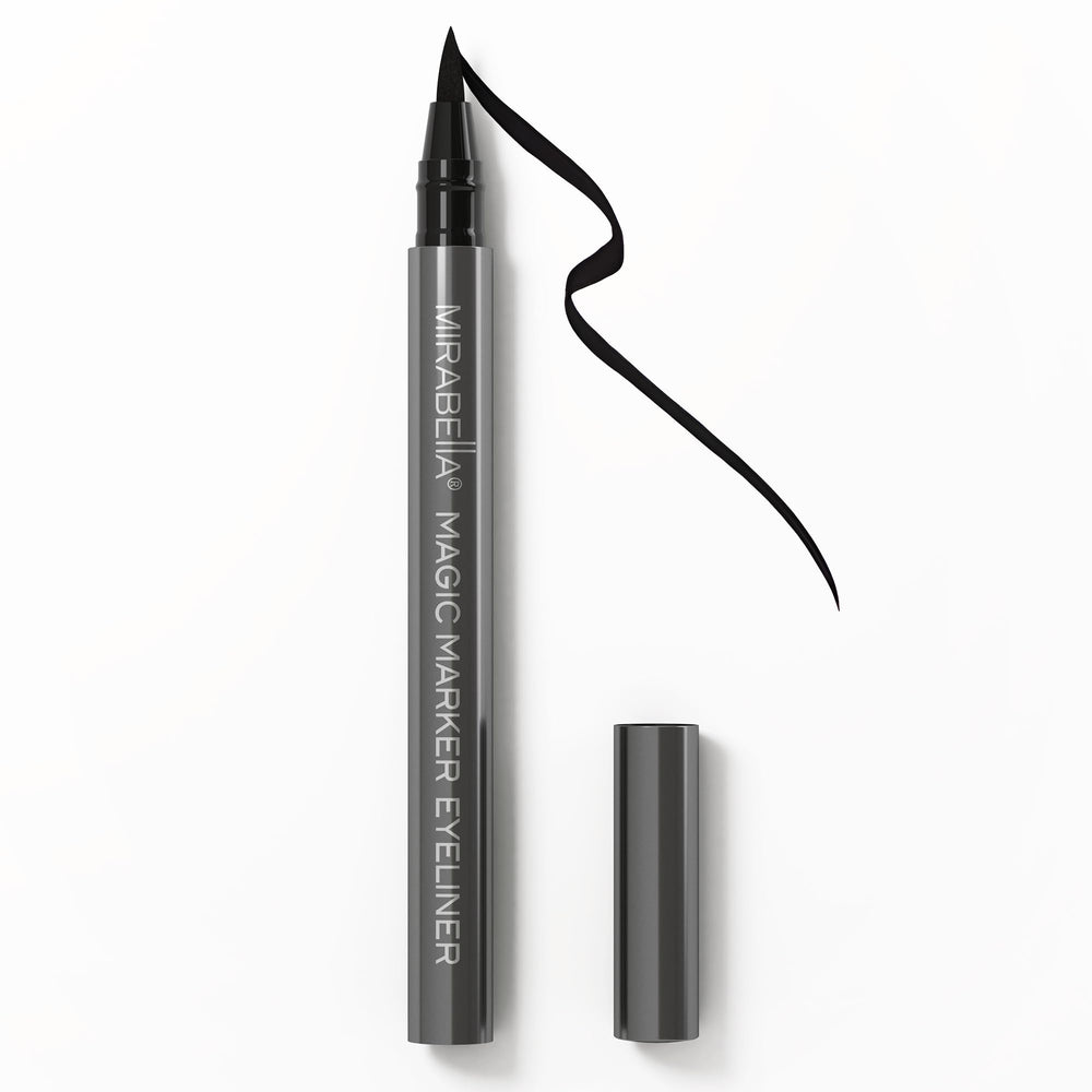 Mirabella Black Magic Marker tip close-up for precise eyeliner application