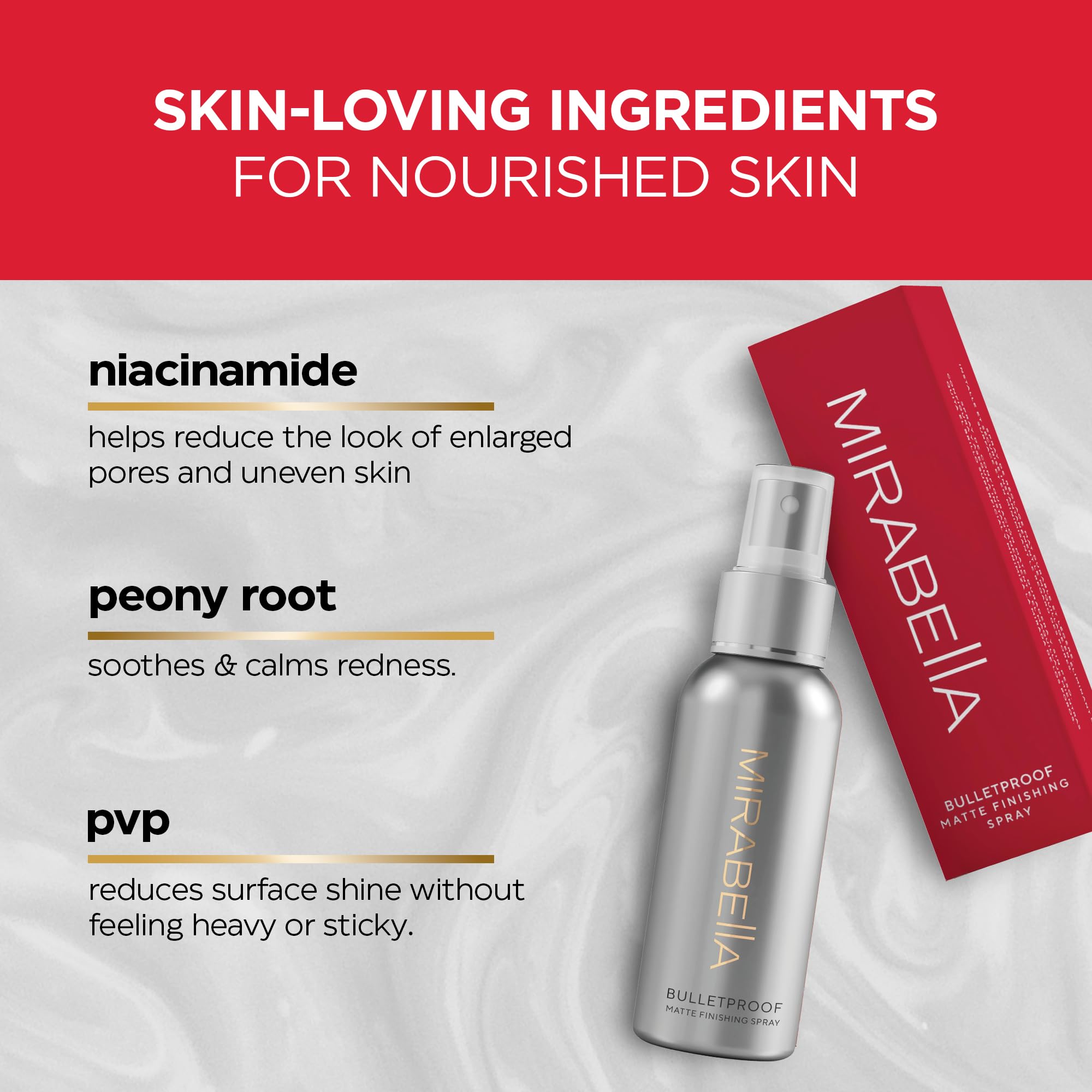 Mirabella Bulletproof ready-to-use setup with primer for smooth makeup