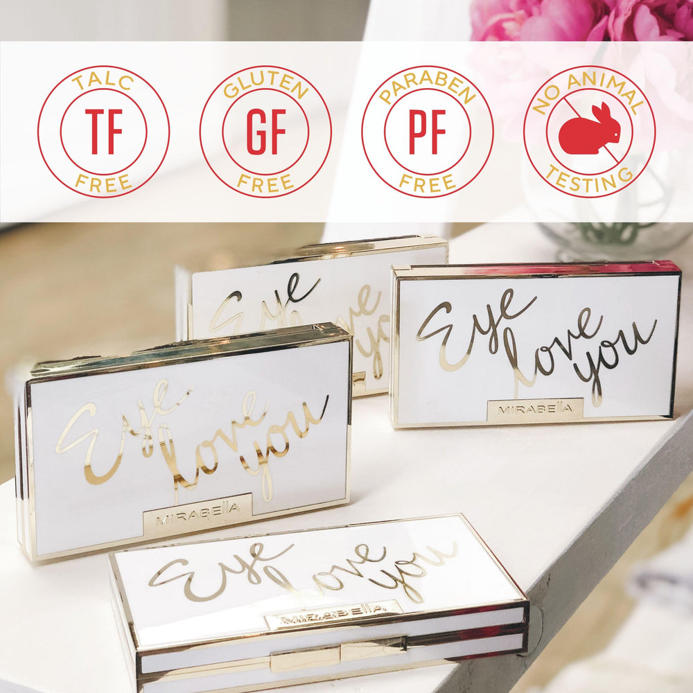 Mirabella Eye Love You Neutral Shimmer palette travel compact for easy routine