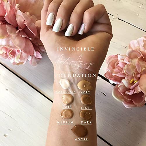 Mirabella hyaluronic acid enriched foundation hydrates skin during wear