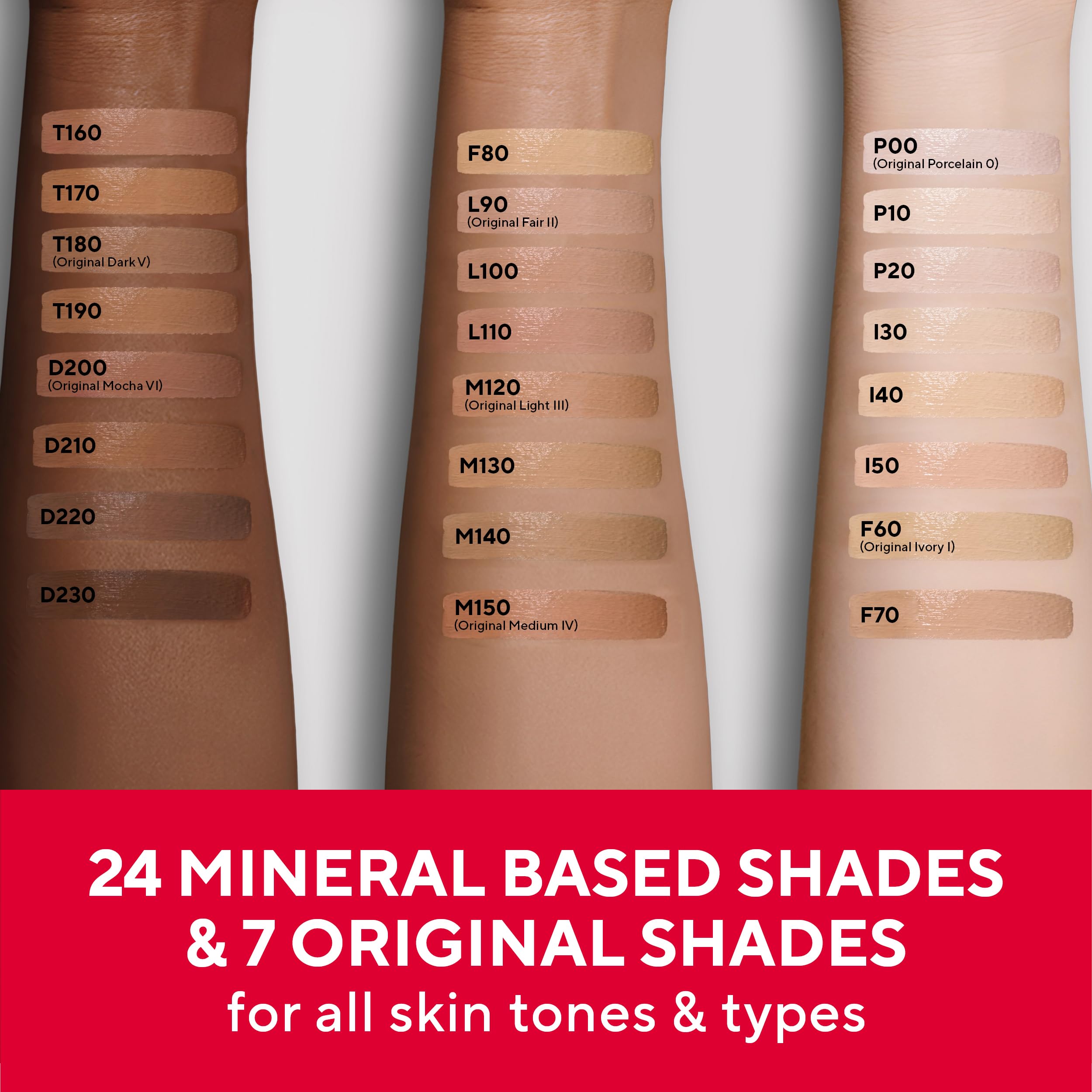 Mirabella Invincible demi-matte finish delivers buildable coverage with a comfortable, breathable feel