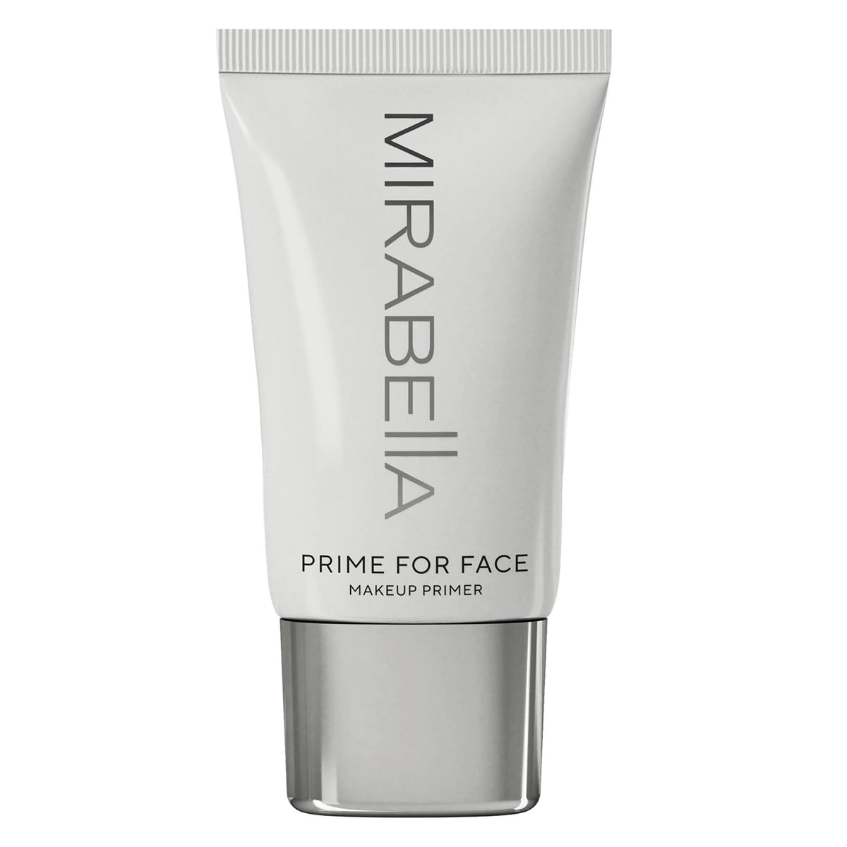 Mirabella Prime face primer bottle showing smooth, long-lasting makeup base.