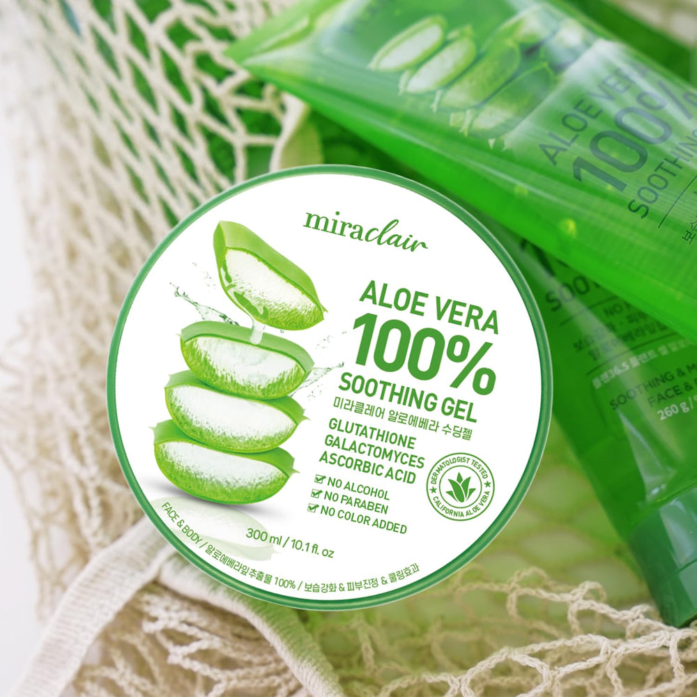 MIRACLAIR Aloe Vera Gel is fragrance-free and non-comedogenic.