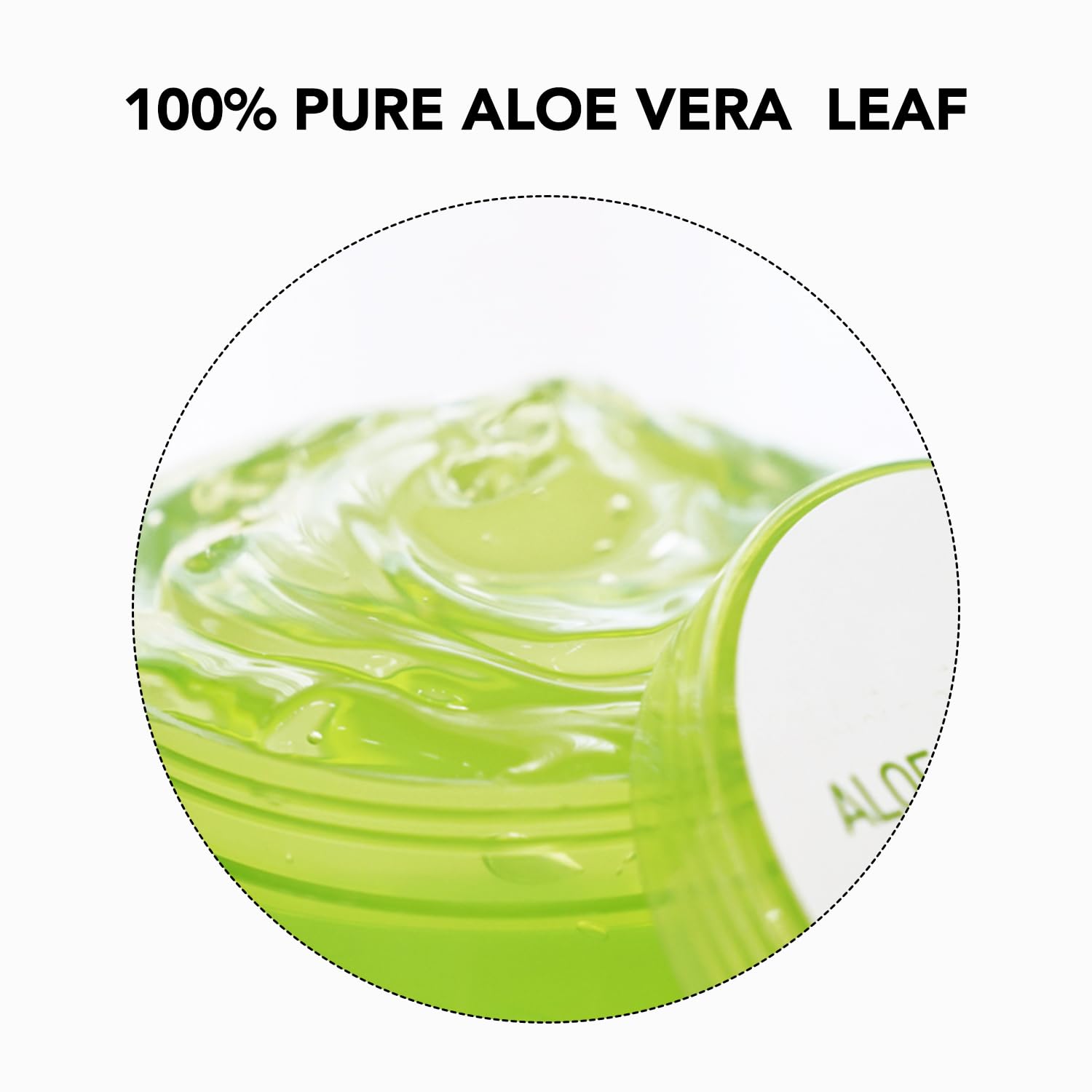 MIRACLAIR Aloe Vera Gel cools irritated skin with a non-greasy finish.