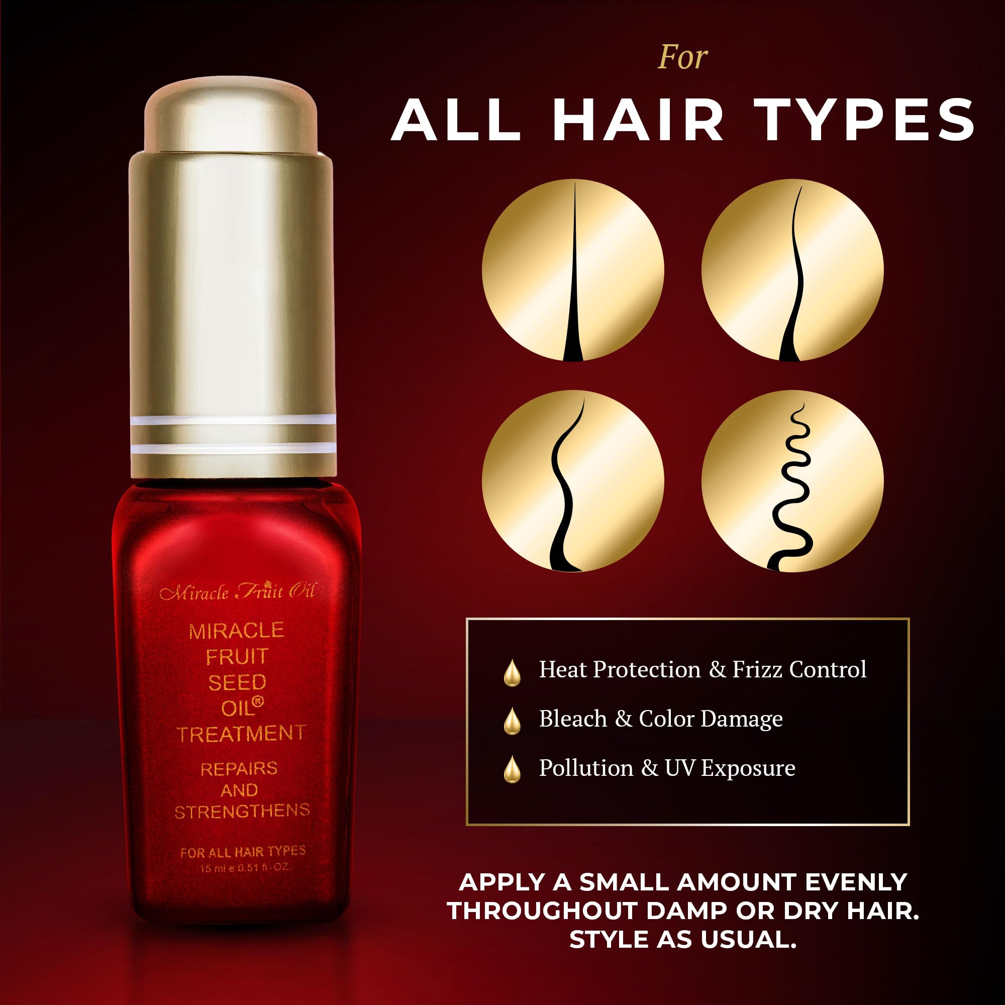 Miracle Fruit Oil all hair types suitability on various textures