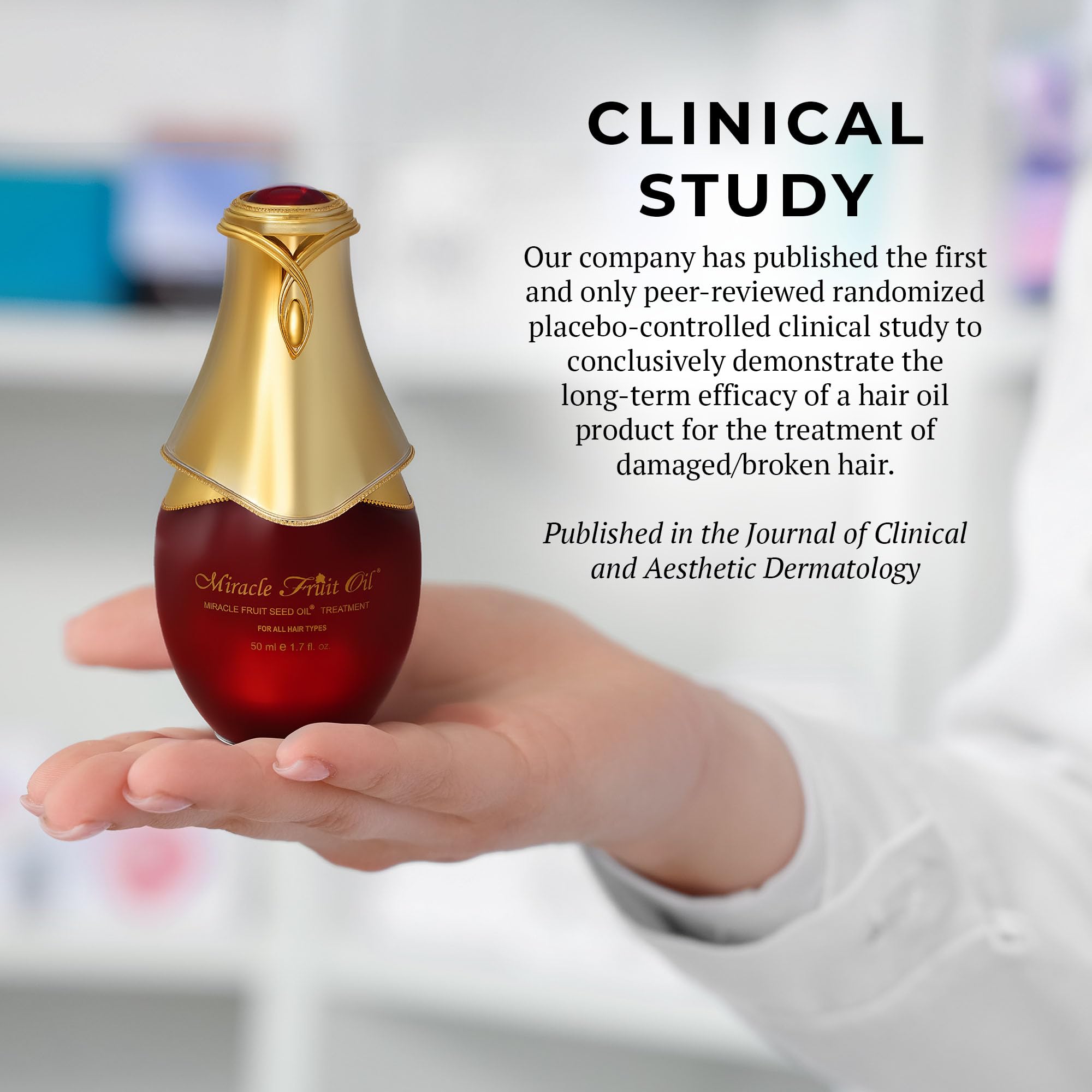 Miracle Fruit Oil Seed growth promise suggests healthy-looking vitality with regular use.