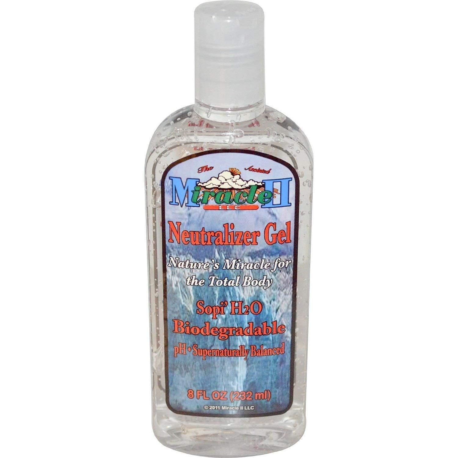 Miracle II Neutralizer Gel 8 oz bottle for pore cleansing and skin revitalization