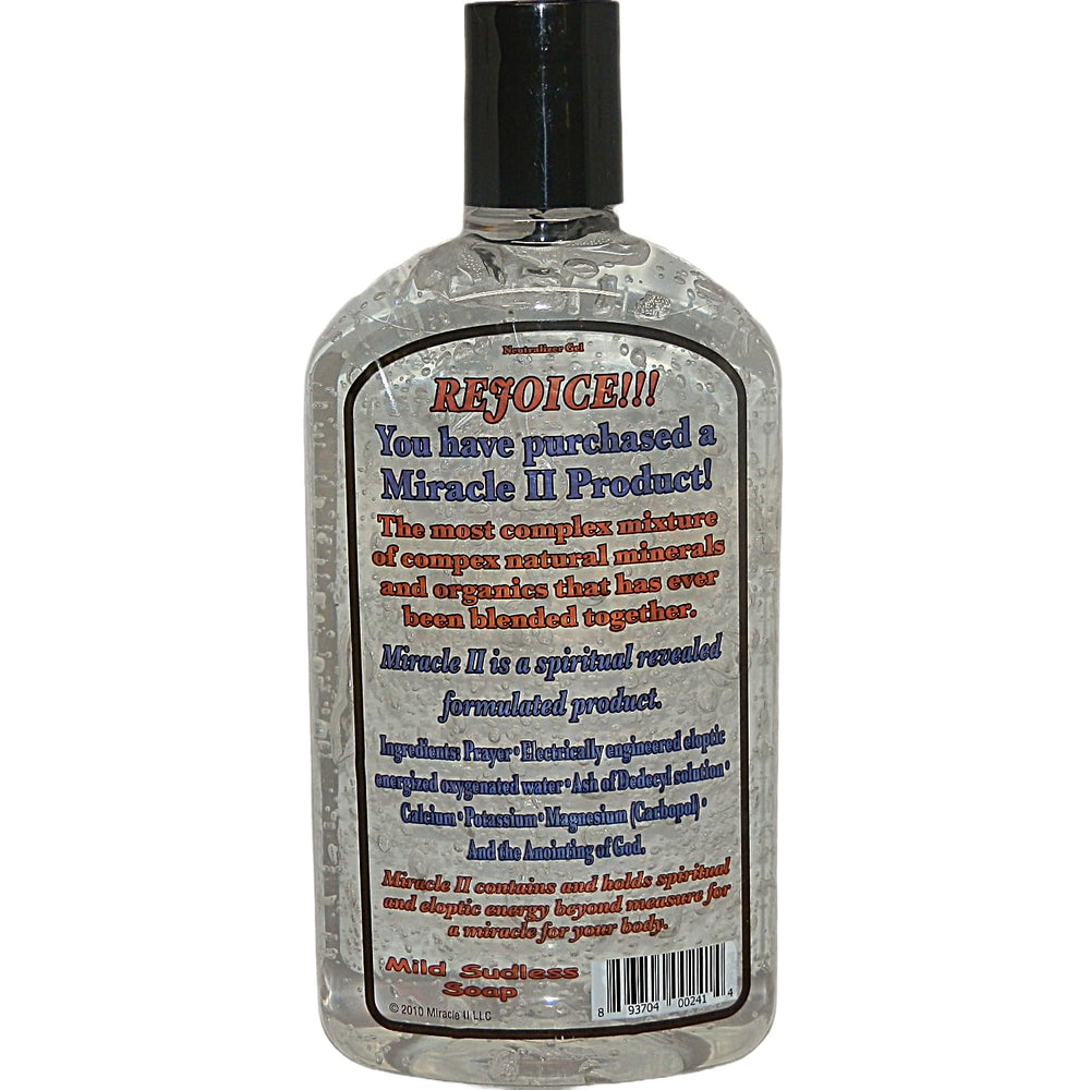 Miracle II Neutralizer Gel application on skin for cleansing pores