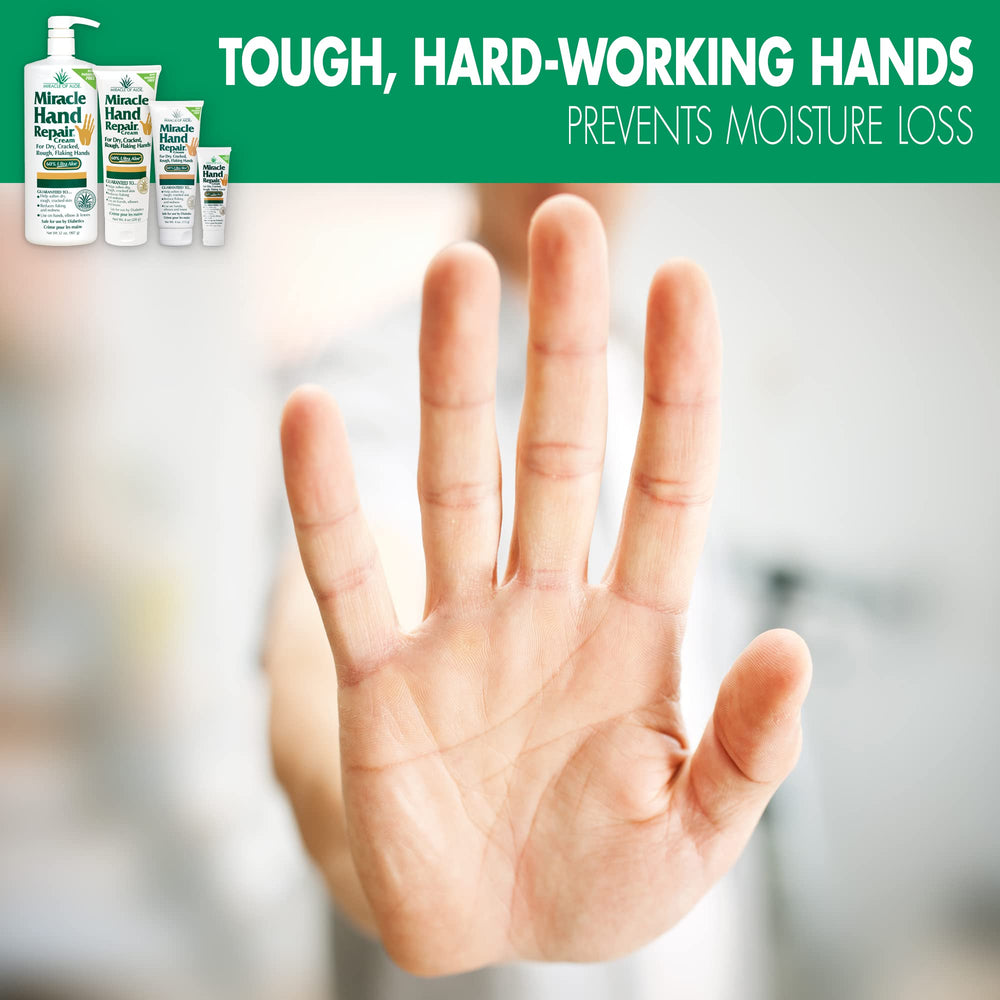 Miracle of Aloe long-lasting softening effect on hands after daily use