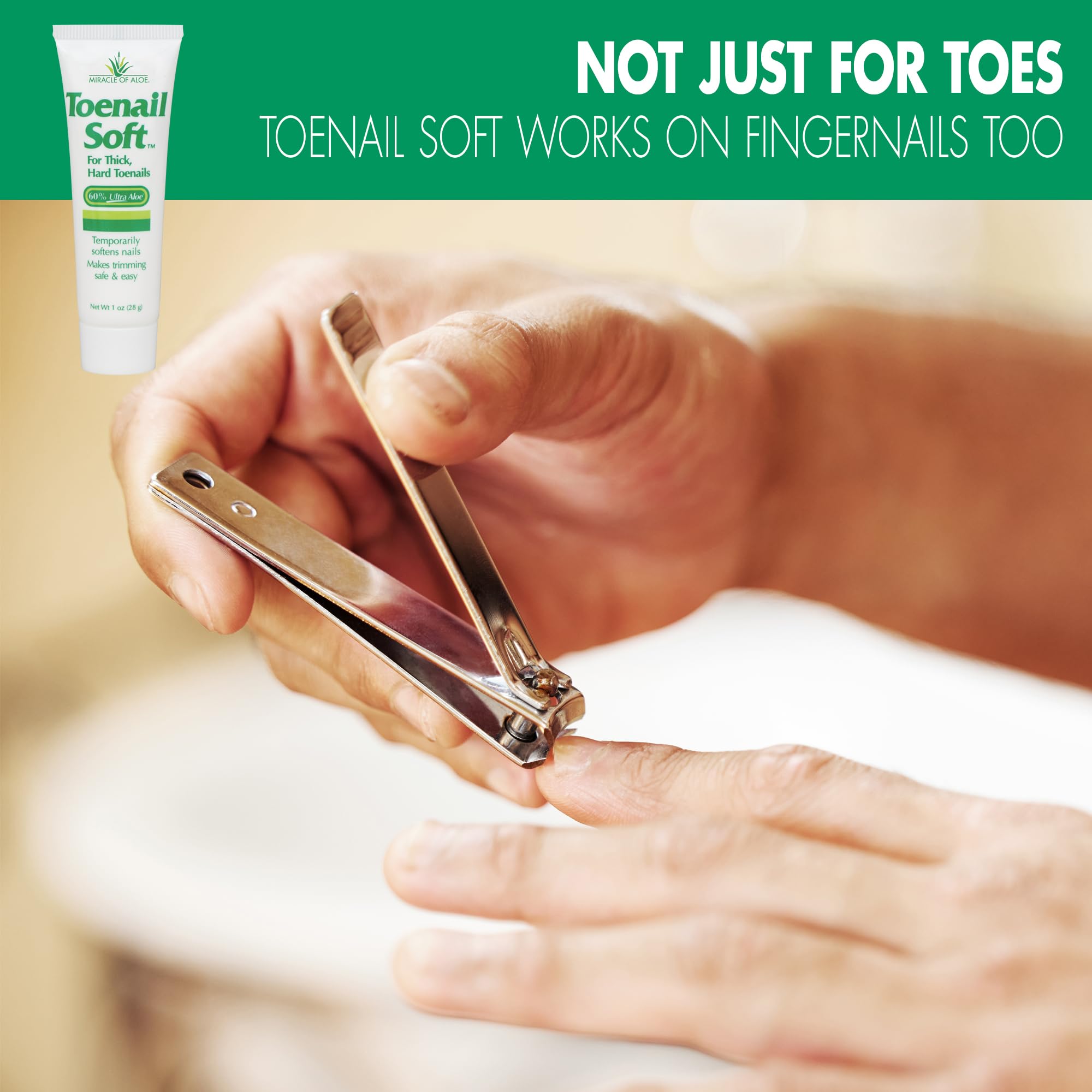 Pedicure prep with Miracle of Aloe for salon-quality nails.