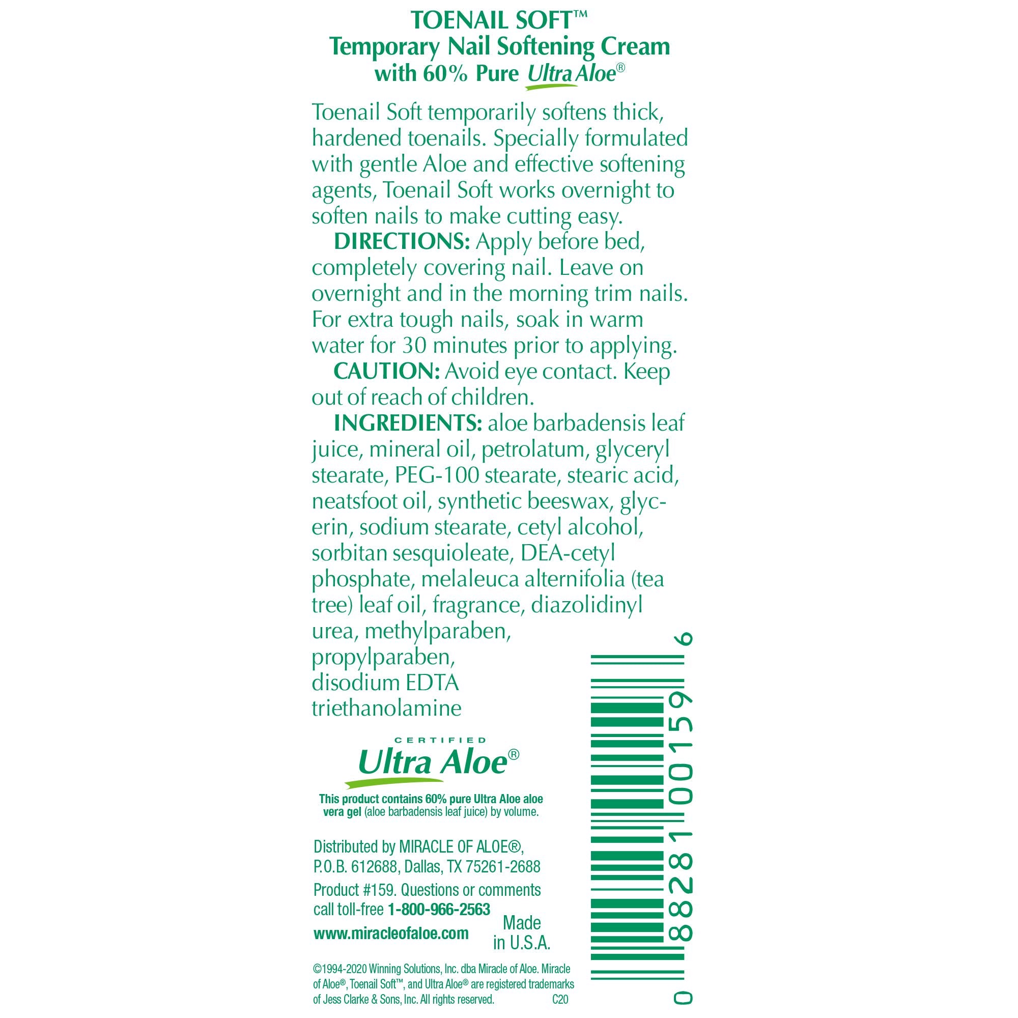 Senior-friendly nail care from Miracle of Aloe.