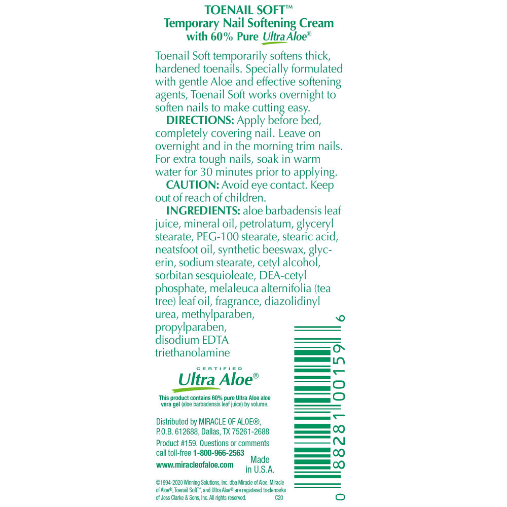 Senior-friendly nail care from Miracle of Aloe.