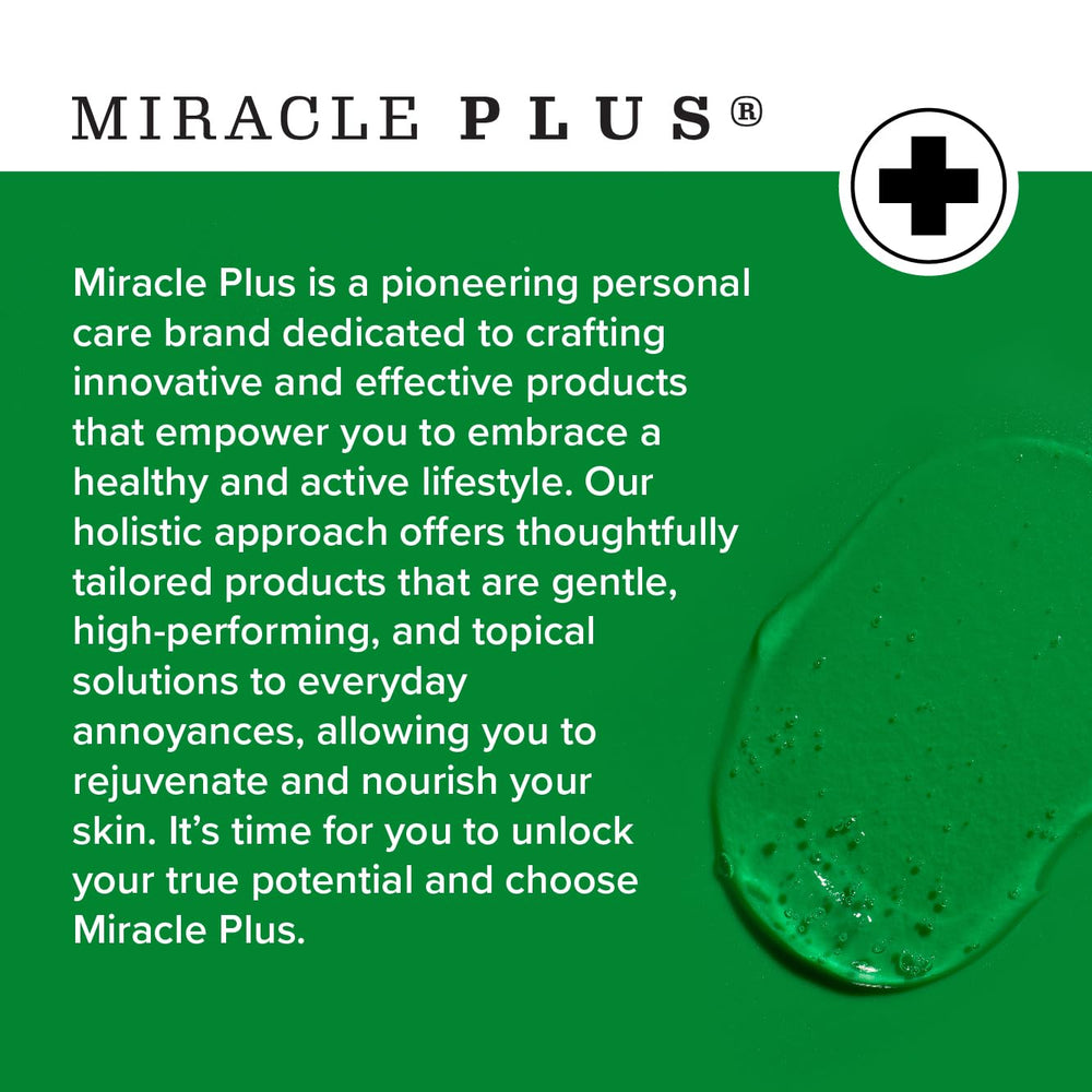 Hands applying Miracle Plus Arnica Gel after exertion to ease discomfort.