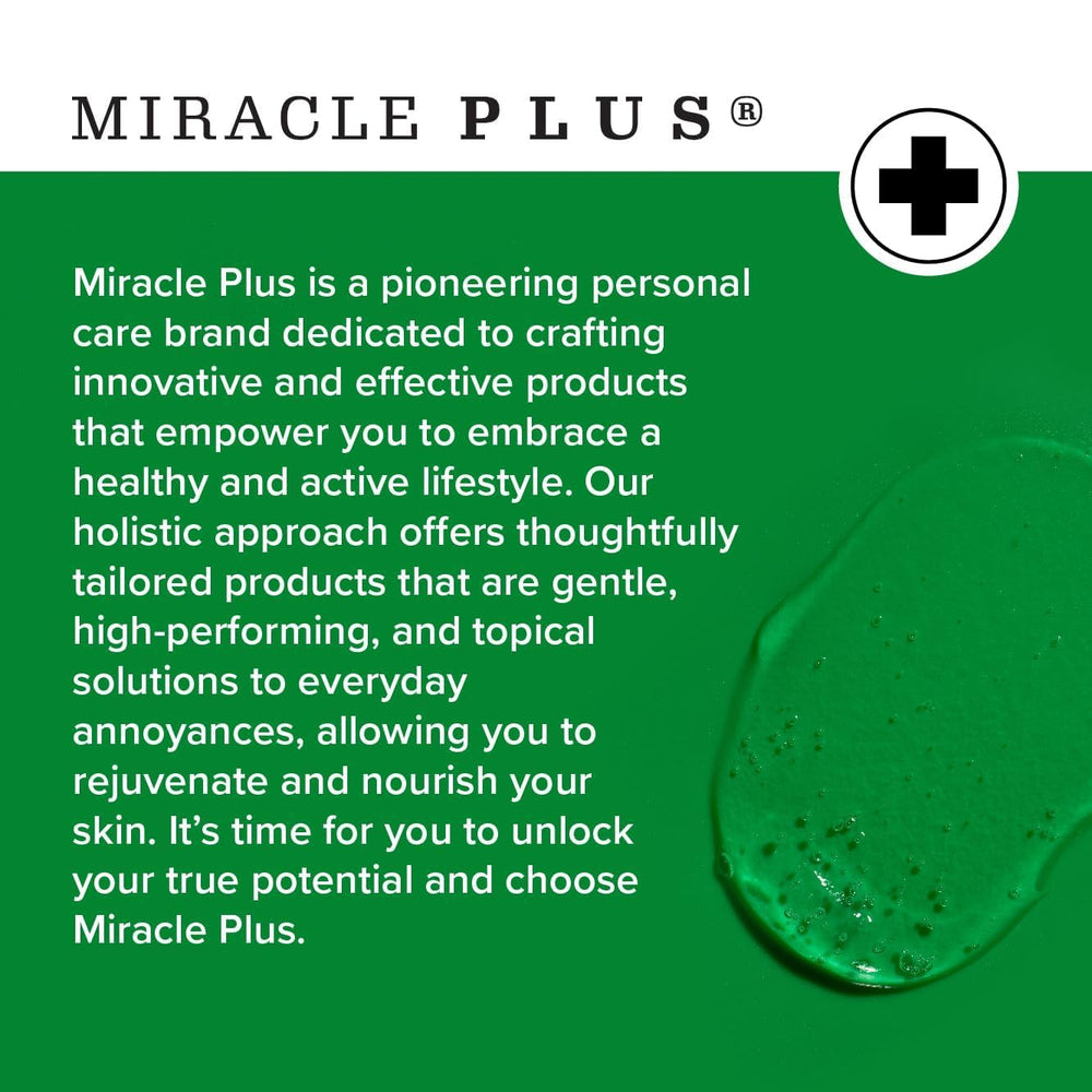 Miracle Plus Dermatologist-tested seal on carton