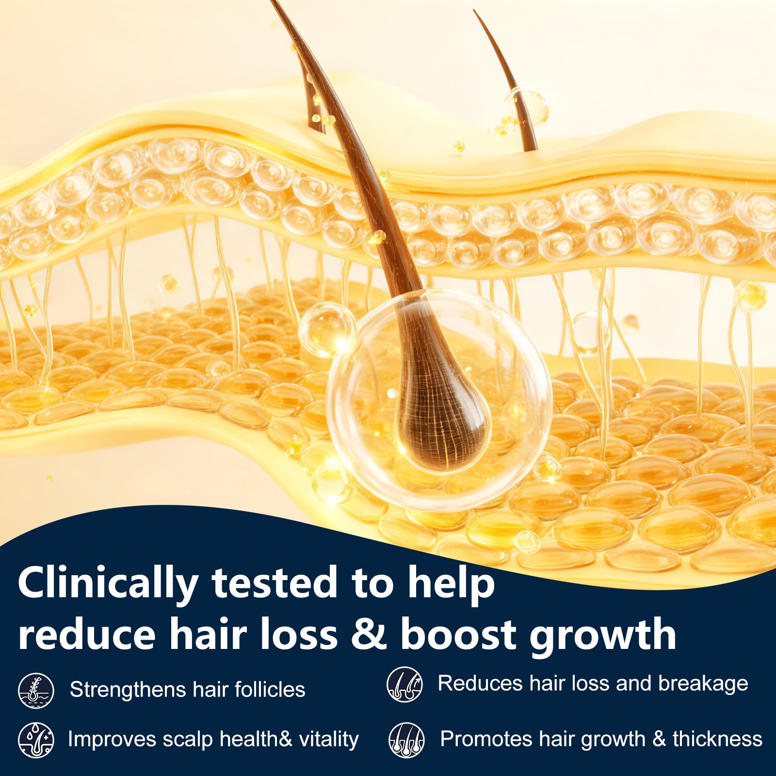 Miracle TQ Root Activator Shampoo pour-friendly bottle for easy use