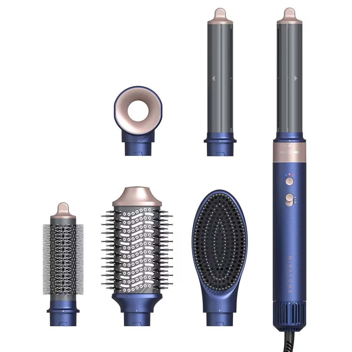 MIRACOMB 6-in-1 hair dryer brush for fast styling and versatile looks.