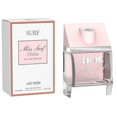 MIRADA Miss Surf Chérie bottle being poured for everyday wear