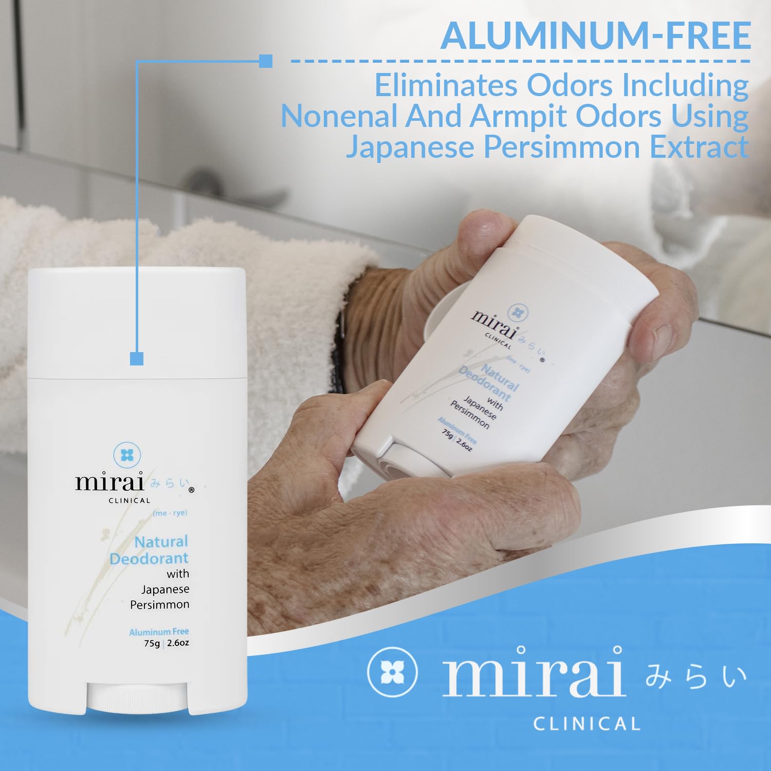 Mirai Clinical full-body use application for easy, all-over freshness