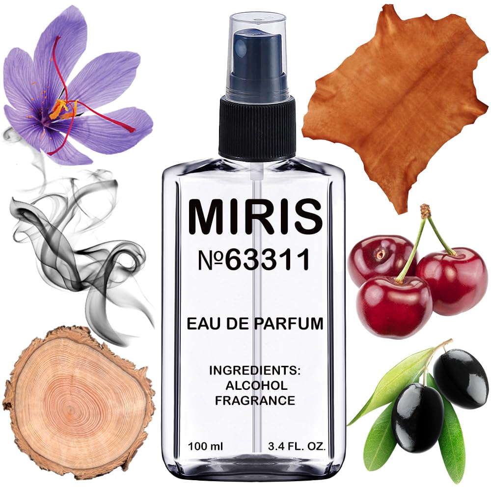 MIRIS No. 63311 bottle for long-lasting unisex fragrance on skin.