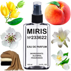 MIRIS Andromeda bottle front view showing elegant oriental-floral character