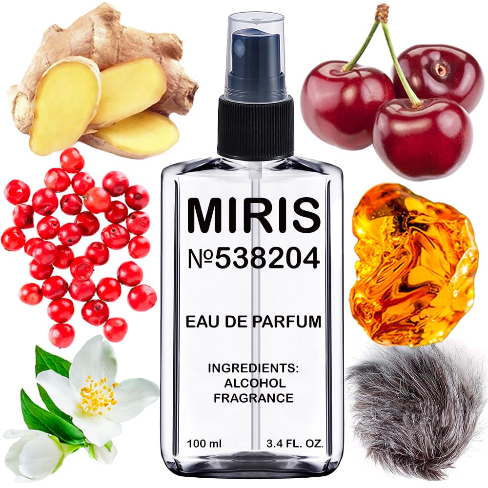 MIRIS Electric Cherry bottle front showing modern unisex fragrance design for daily wear.