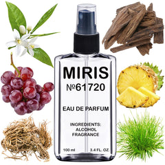 MIRIS No. 61720 bottle front showing premium unisex fragrance for day-to-night wear