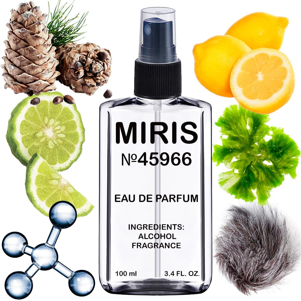 MIRIS Megamare-inspired EDP bottle on shelf, long-lasting aroma for daily wear
