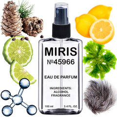 MIRIS Megamare-inspired EDP bottle on shelf, long-lasting aroma for daily wear