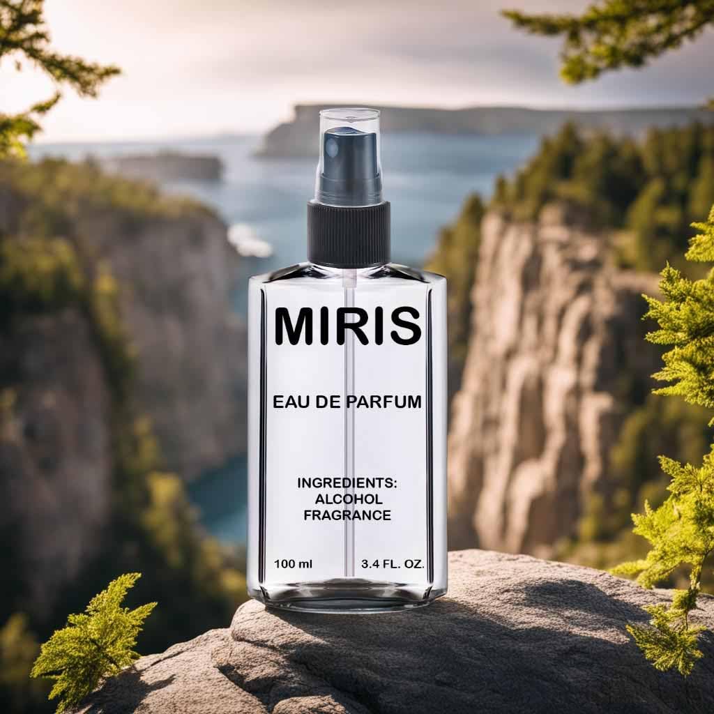 MIRIS No. 1012 recyclable travel bottle demonstrates eco-friendly packaging.