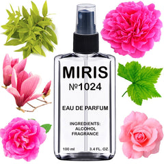 MIRIS No.1024 bottle front highlighting the floral-fruity profile for daily wear