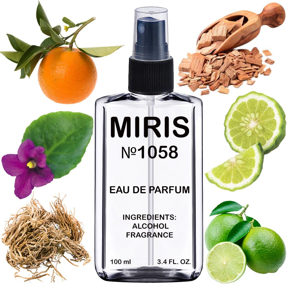 MIRIS No. 1058 bottle front view for stylish everyday use