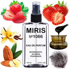 MIRIS No. 1066 bottle pour reveals oriental gourmand profile for evenings.