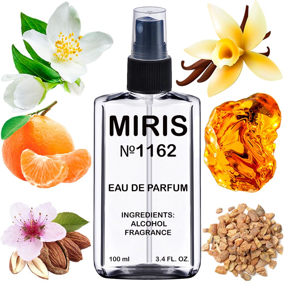 MIRIS No. 1162 bottle front, cinema-inspired fragrance for daily wear.