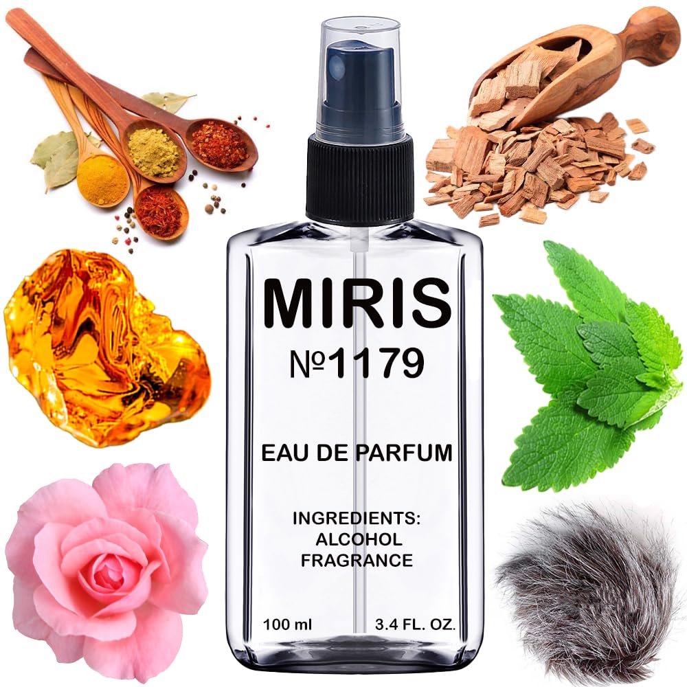 MIRIS No. 1179 Golden Sand bottle on display with premium packaging