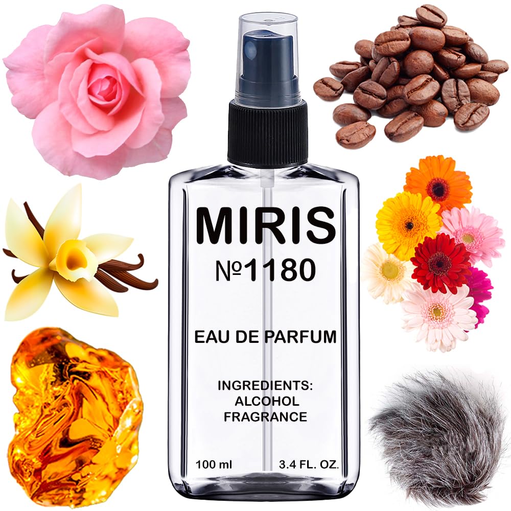 MIRIS No. 1180 Intense Cafe bottle front view highlights unisex appeal