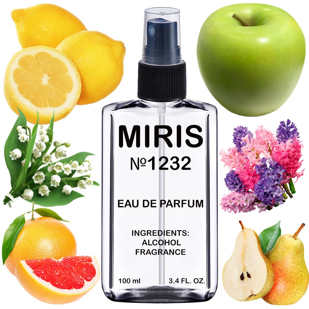 MIRIS No. 1232 bombshell diamonds bottle front showing luxury fragrance