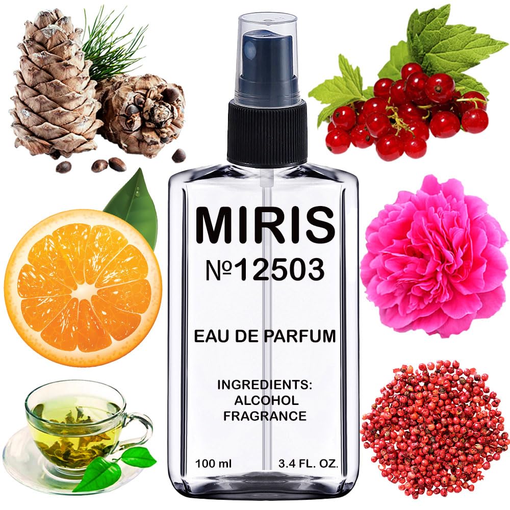 MIRIS No. 12503 bottle front view, premium floral-fruity fragrance for daily wear.