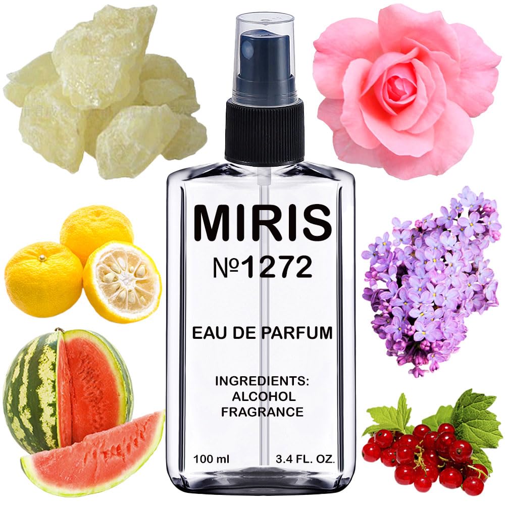 MIRIS No.1272 bottle close-up highlighting premium design and long-lasting fragrance.