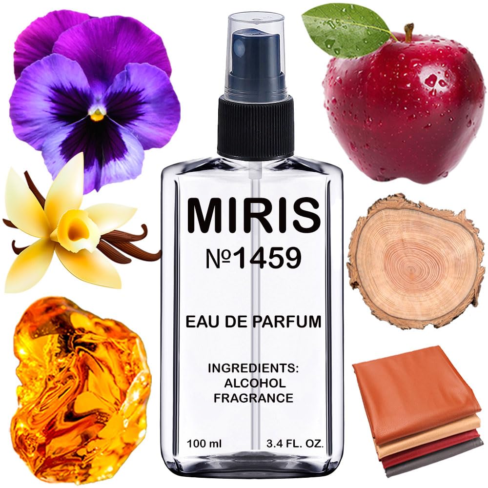 MIRIS No. 1459 bottle front view showing long-lasting oriental-woody fragrance