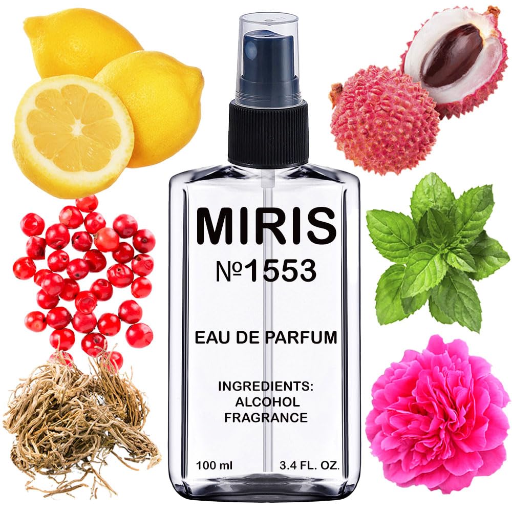MIRIS No. 1553 bottle front view for everyday elegance