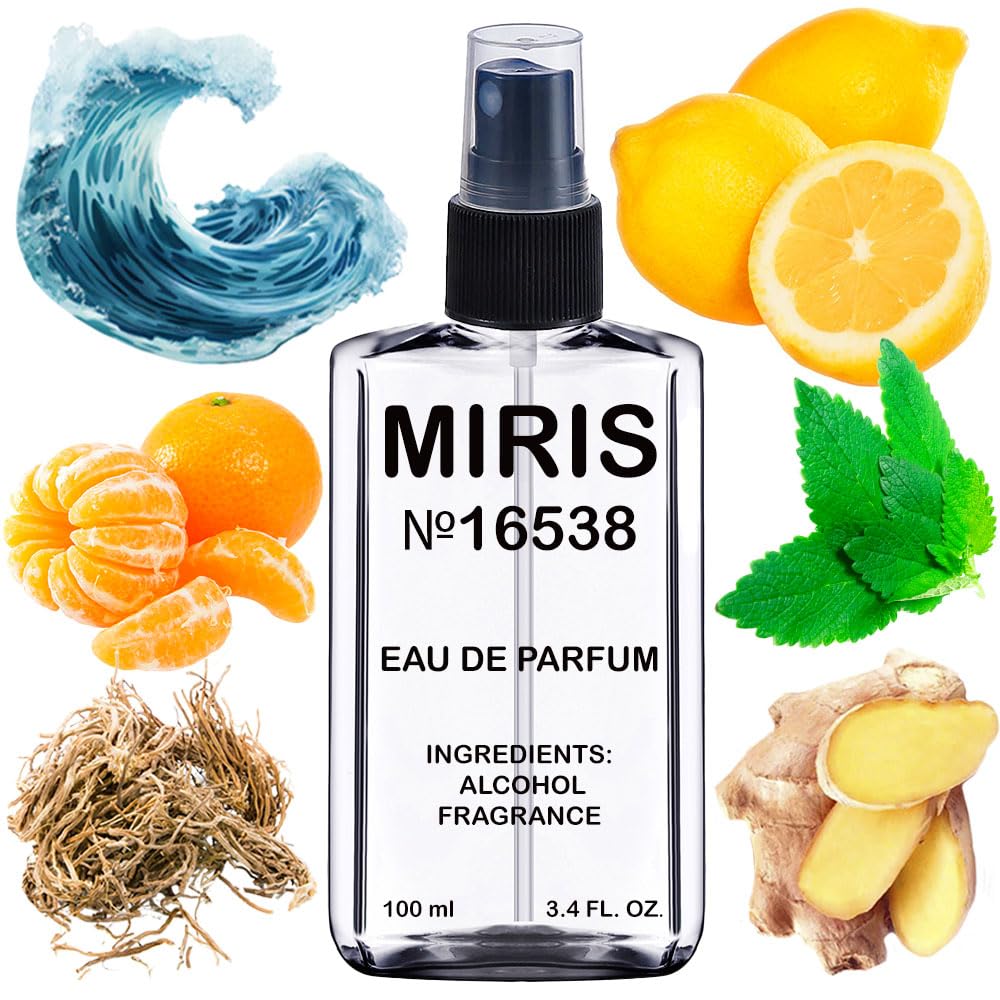 MIRIS No. 16538 bottle front showcases premium design and fragrance quality.