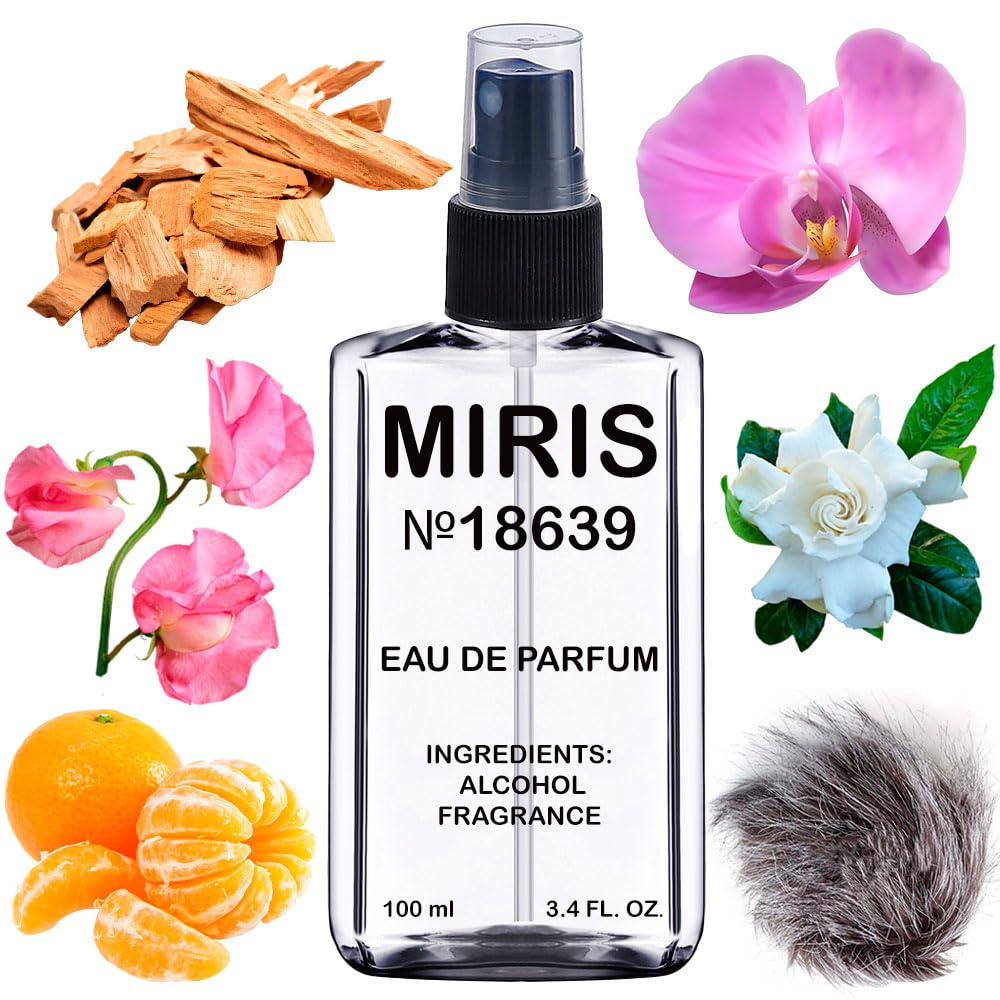MIRIS No. 18639 bottle front view, ideal for everyday floral wear with a refined scent.