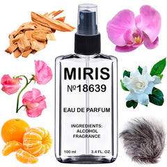 MIRIS No. 18639 bottle front view, ideal for everyday floral wear with a refined scent.