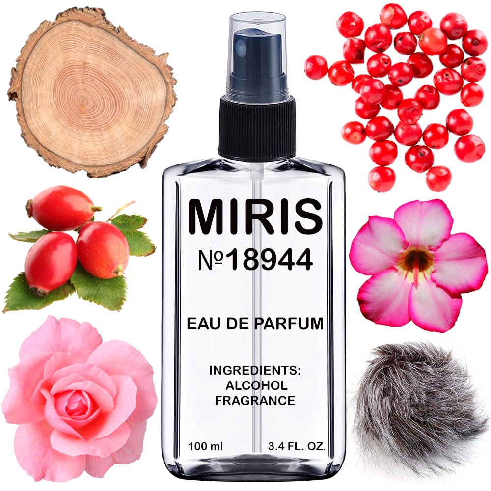 MIRIS No. 18944 bottle closeup showing floral-woody fragrance for elegant daily wear