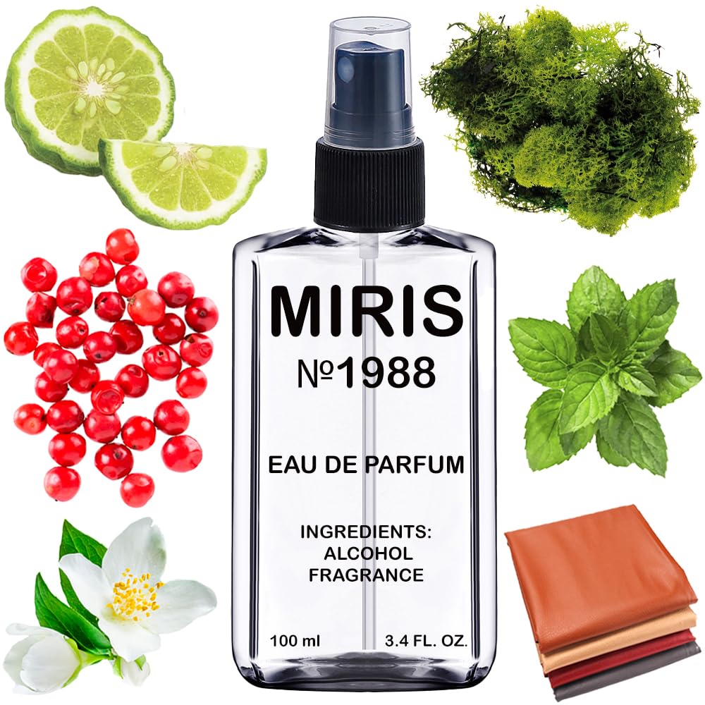 MIRIS No. 1988 bottle front view showcasing premium scent and refined elegance