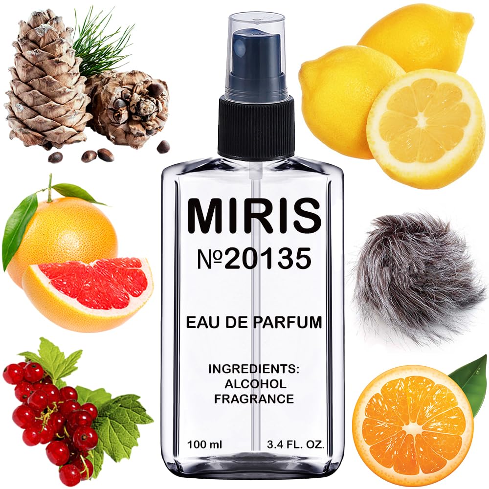 MIRIS No. 20135 front bottle view for a stylish vanity display.