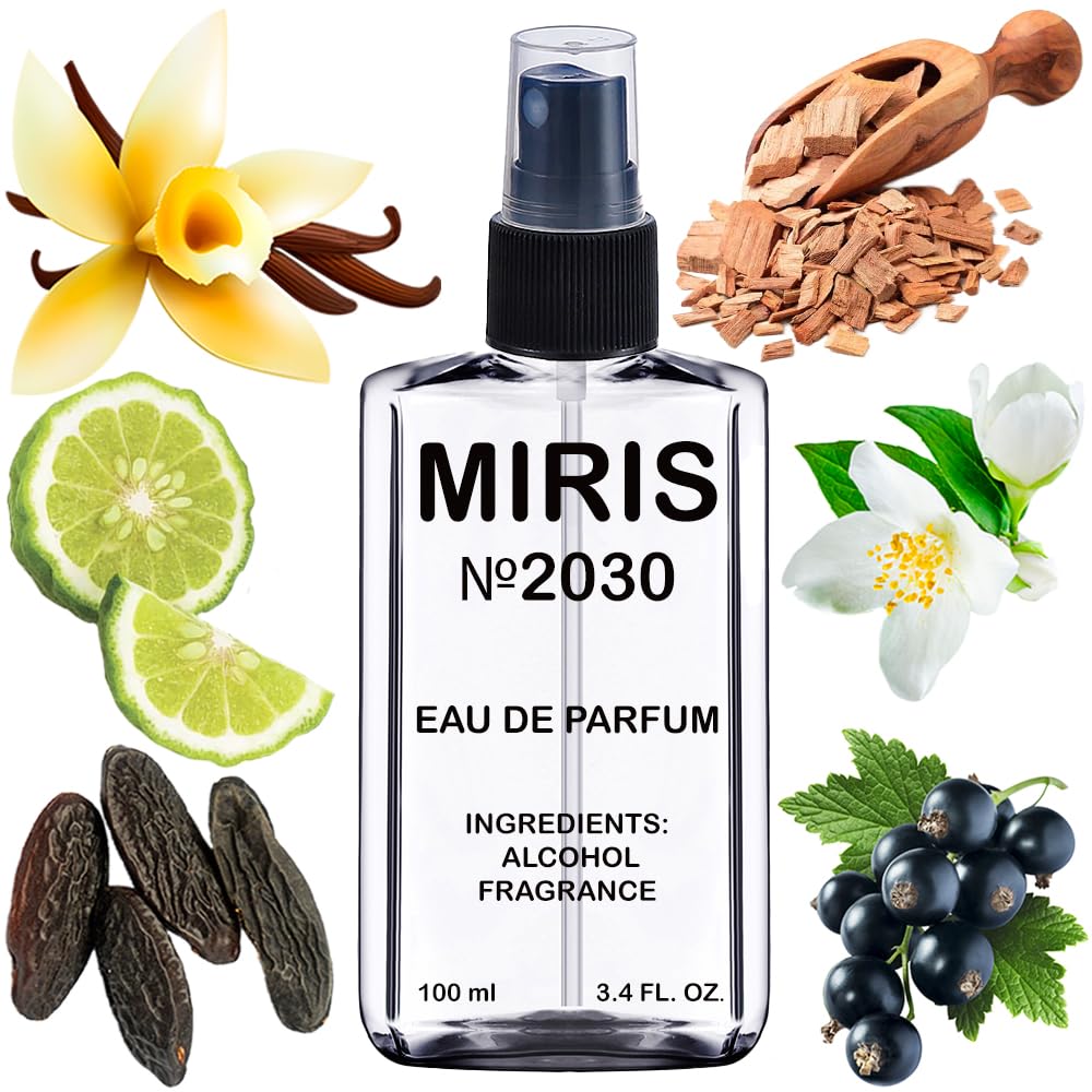 MIRIS No. 2030 bottle full view with Oriental Floral aroma