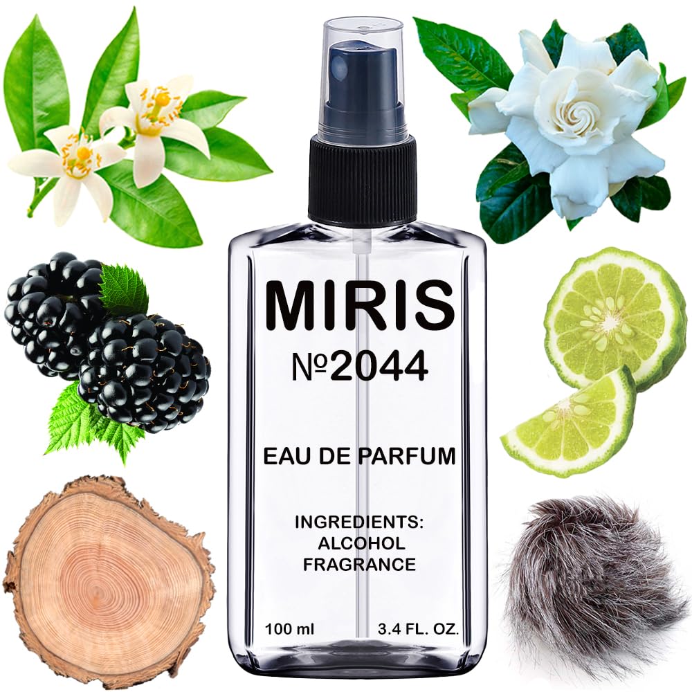 MIRIS No. 2044 bottle front view, ideal for daily wear with floral-woody musk profile.