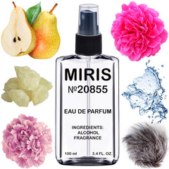 MIRIS No. 20855 bottle on display highlighting Cold Water Sea Rose inspiration and elegance