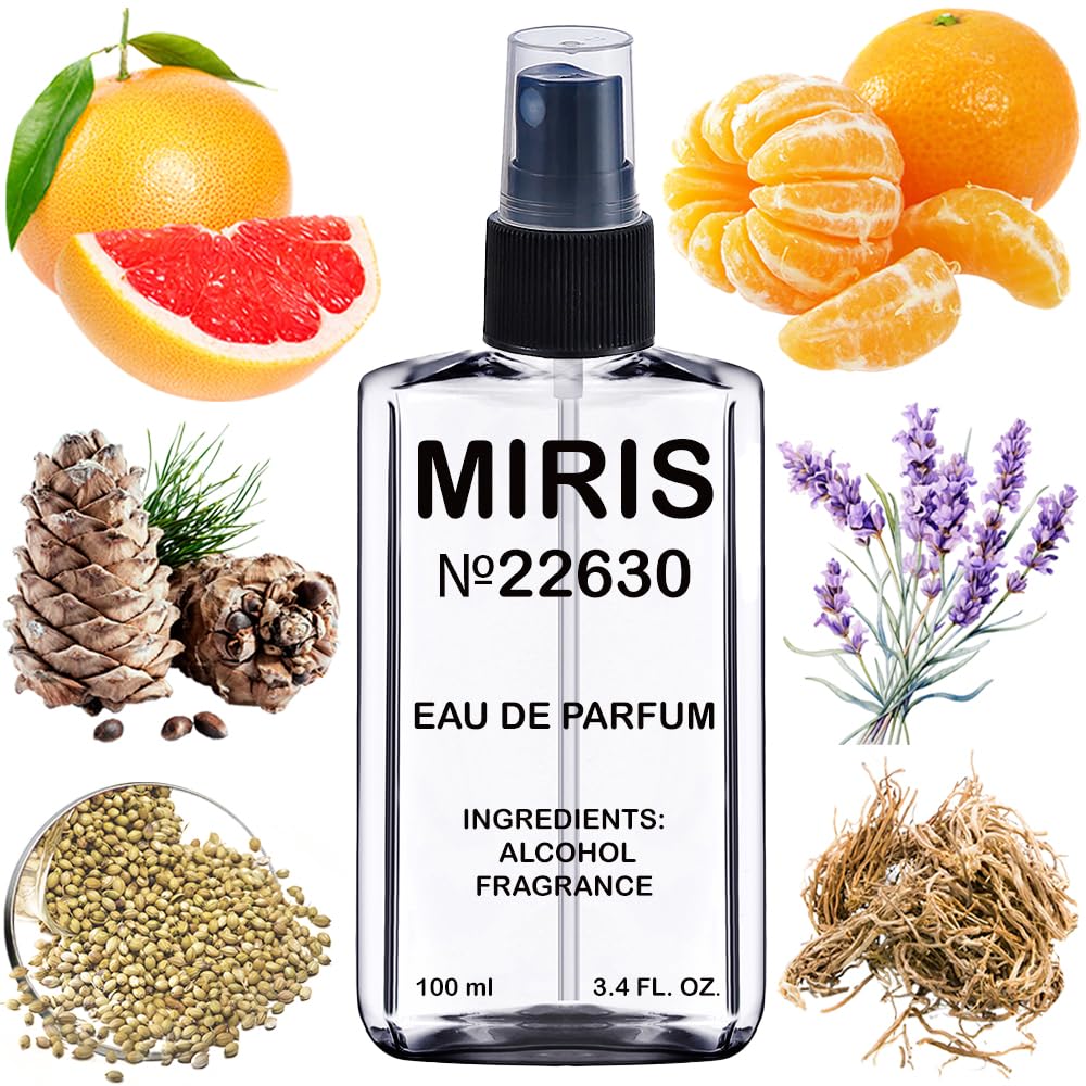 MIRIS No. 22630 bottle full view for a premium woody-spicy scent.